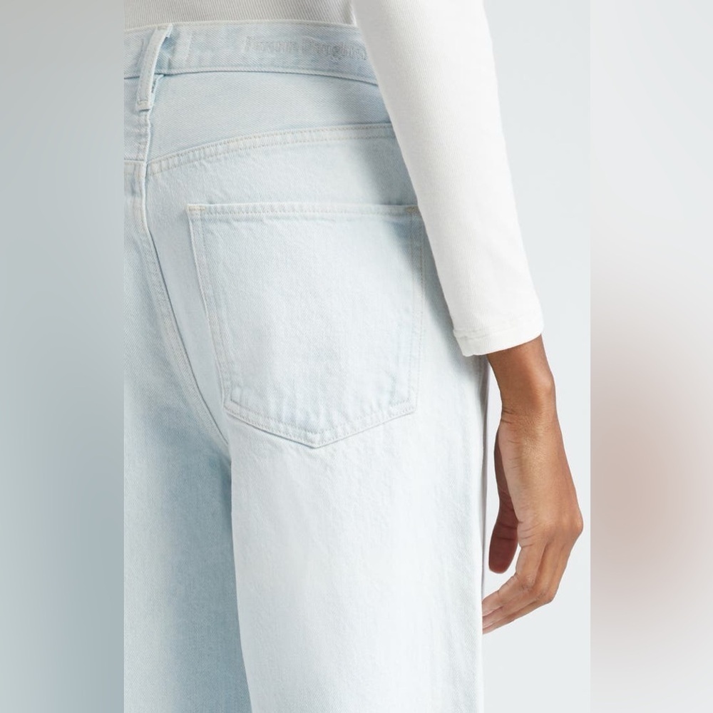 EUC Favorite Daughter The Ollie Ultimate Baggy Wide Leg Jeans in "Blue Bird" - Picture 4 of 14